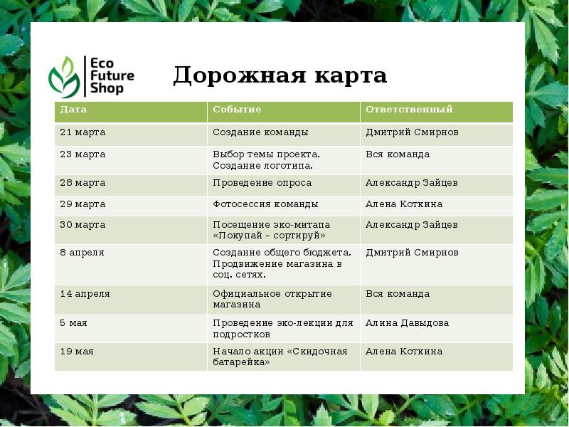 Название Экологического Магазина