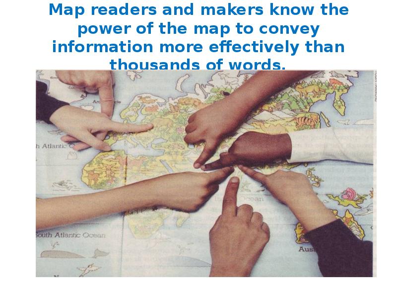 Read a map. The Map Reader.