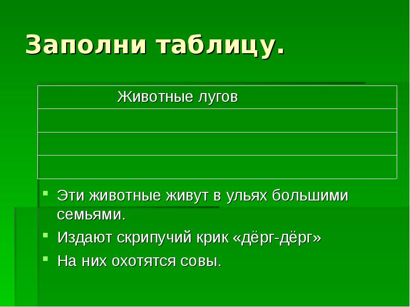 Луг природное сообщество презентация 4 класс