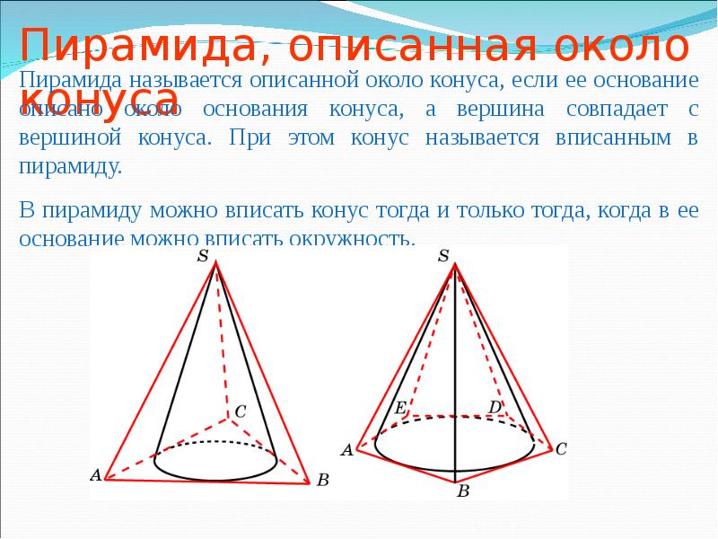 Конус презентация 9 класс геометрия атанасян