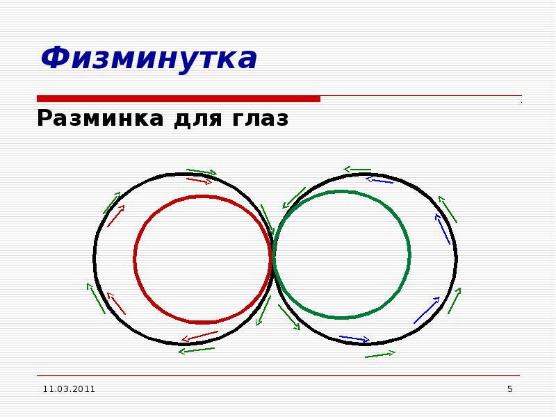 Презентация для разминка для глаз