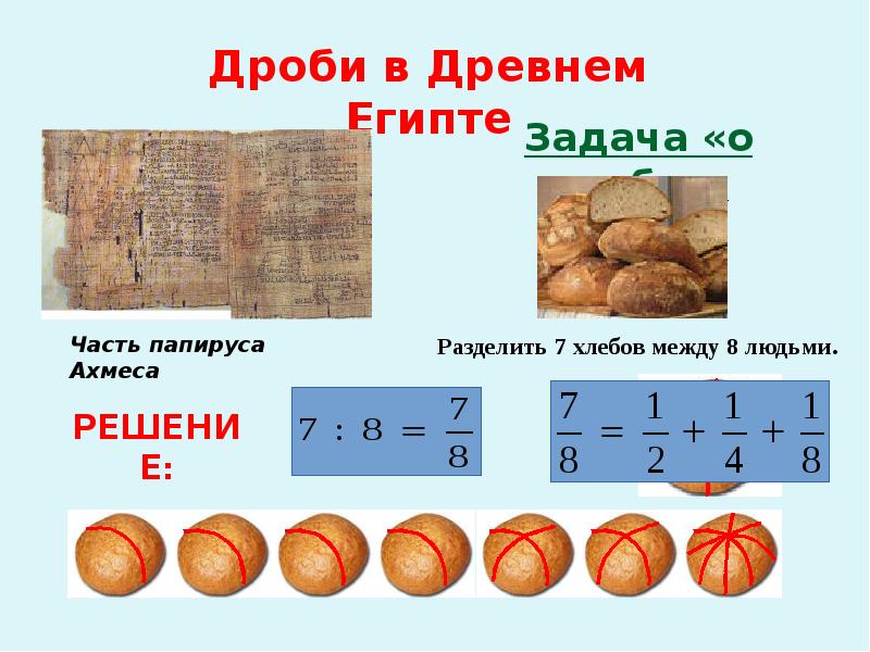 Аликвотные дроби проект