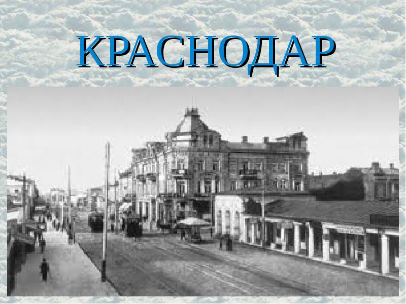 Проект про краснодар