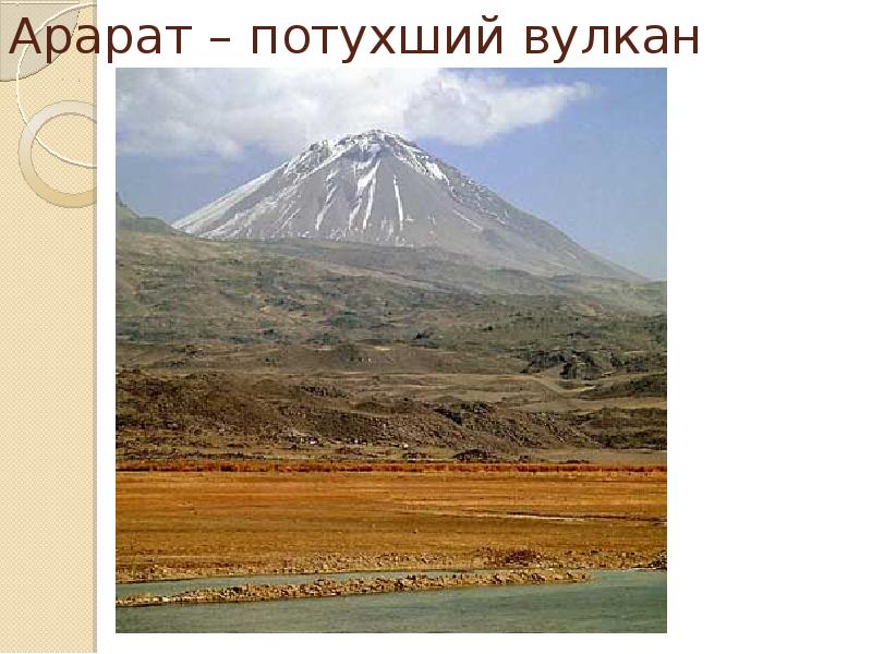 Арарат – потухший вулкан