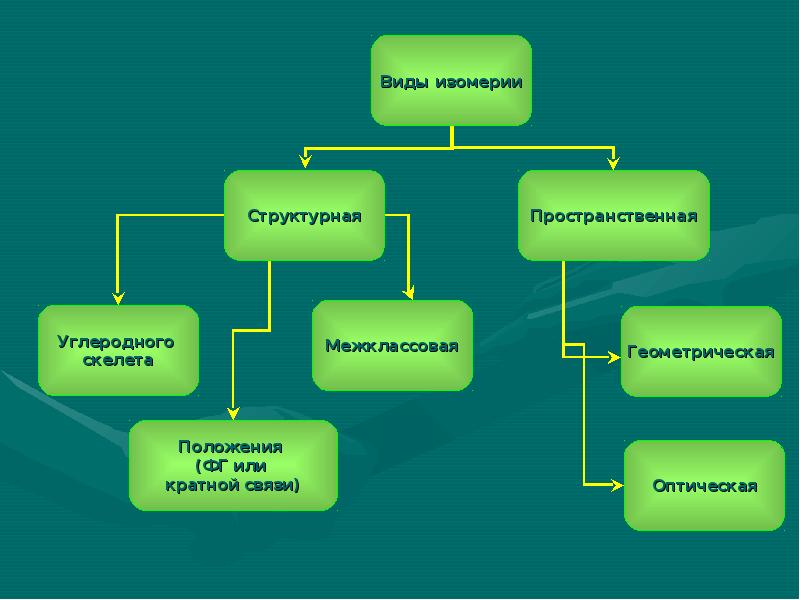 Презентация виды изомерии