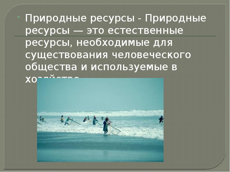 Природные ресурсы - Природные ресурсы — это естественные ресурсы, необходимые для Природные ресурсы - Природные ресурсы — это естественные ресурсы, необходимые для