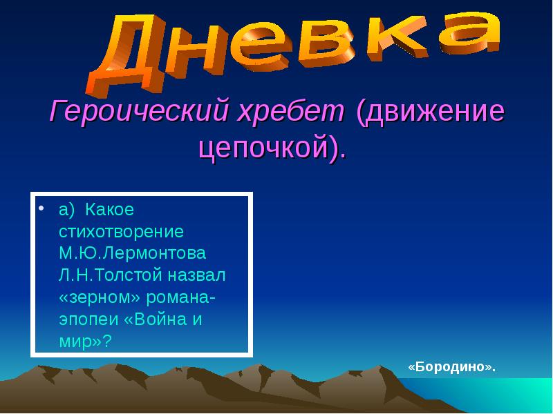 Лермонтов горные вершины презентация 3 класс школа россии