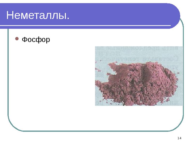 Металлы и неметаллы презентация