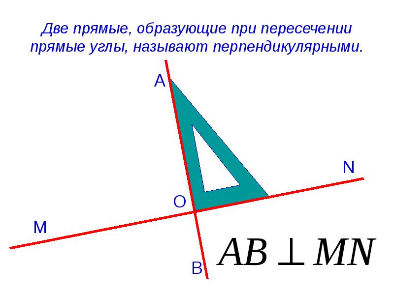 Презентация на тему перпендикулярные прямые 7 класс