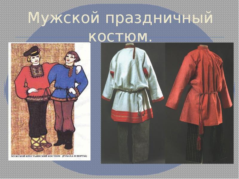 Мужской праздничный костюм рисунок