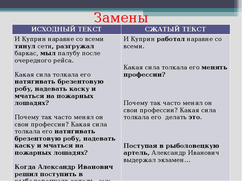 Подготовка к огэ по русскому изложение презентация