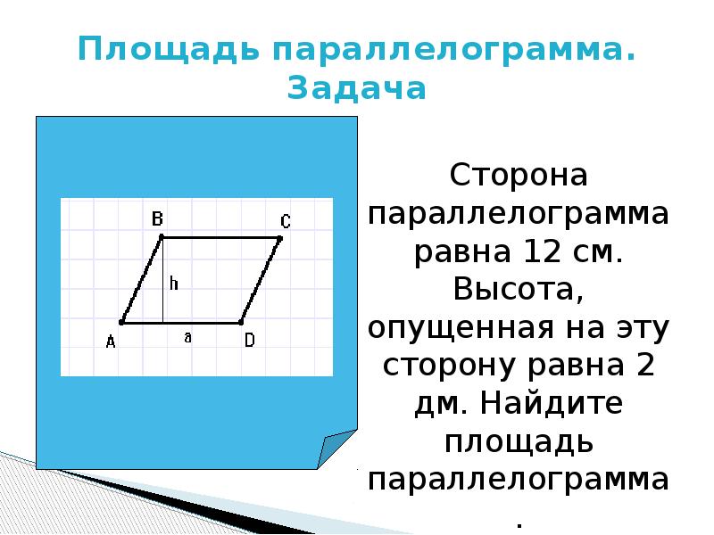 Проект на тему площадь