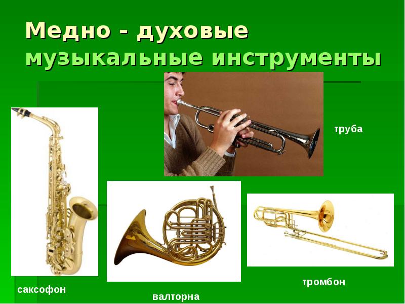 Медно - духовые музыкальные инструменты