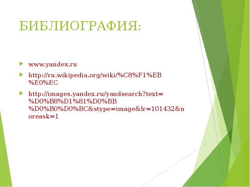БИБЛИОГРАФИЯ: www.yandex.ru http://ru.wikipedia.org/wiki/%C8%F1%EB%E0%EC http://images.yandex.ru/yandsearch?text=%D0%B8%D1%81%D0%BB%D0%B0%D0%BC&stype=image&lr=101432&noreask=1