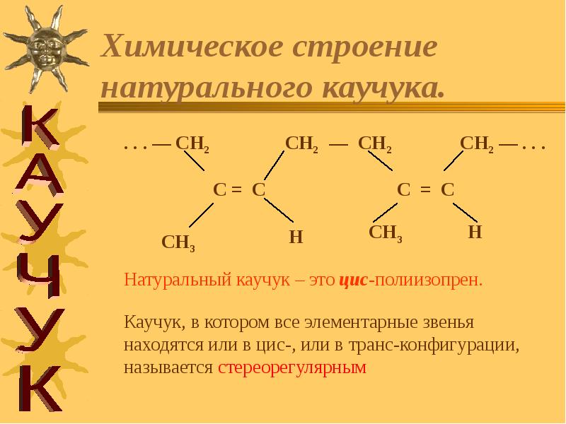 Искусственный каучук презентация