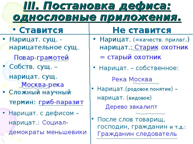 Приложение русский 8 класс презентация