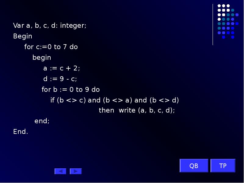 Var s i integer