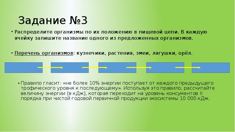 Из предложенного списка организмов. ВПР пищевая цепочка по математике. Задачи на пищевые цепи с решением. Правило гласит только 10 энергии поступает от каждого предыдущего 32700.