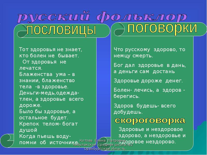 Проект энциклопедия одного слова 6 класс