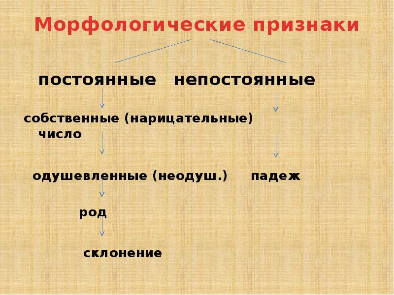 Большие постоянные признаки. Падеж непостоянный признак существительного. Что такое нарицательное. Склонение нарицательное это постоянный признак. Постоянные признаки свитер.