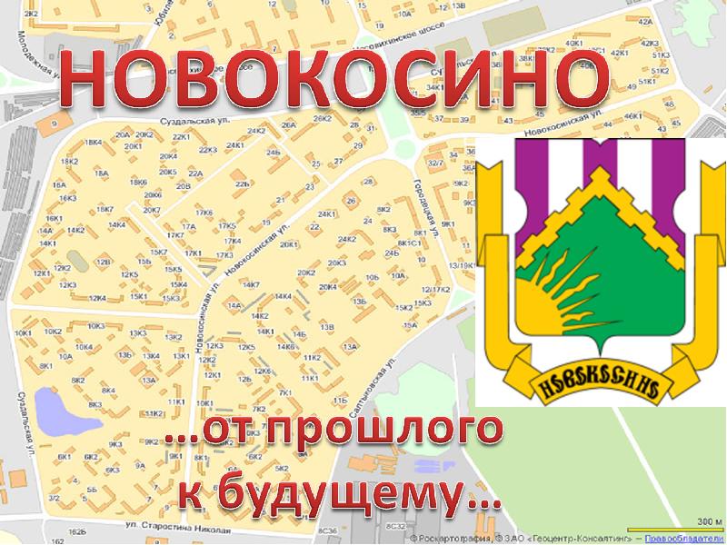 Карта москвы новокосино