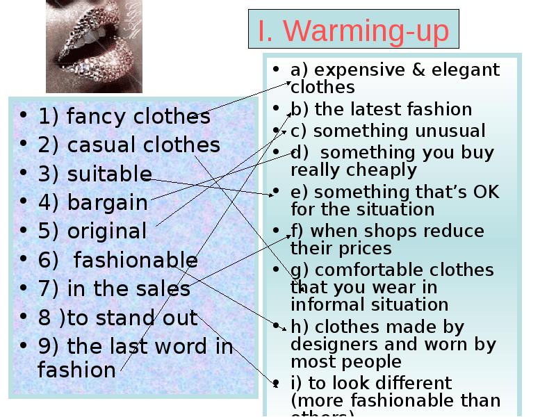 Clothes and fashion 7 grade презентация