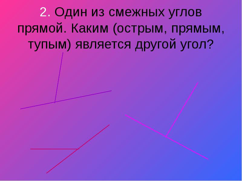 Острый смежный угол. Какой угол называется острым прямым тупым. Один и смежных углов является острым. Смежные углы.