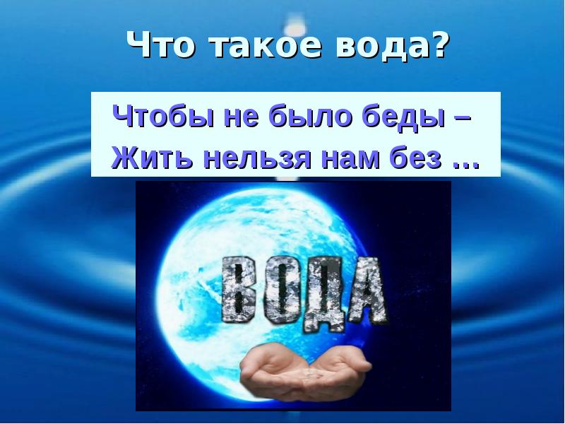 Презентация вода 2 класс школа россии окружающий мир