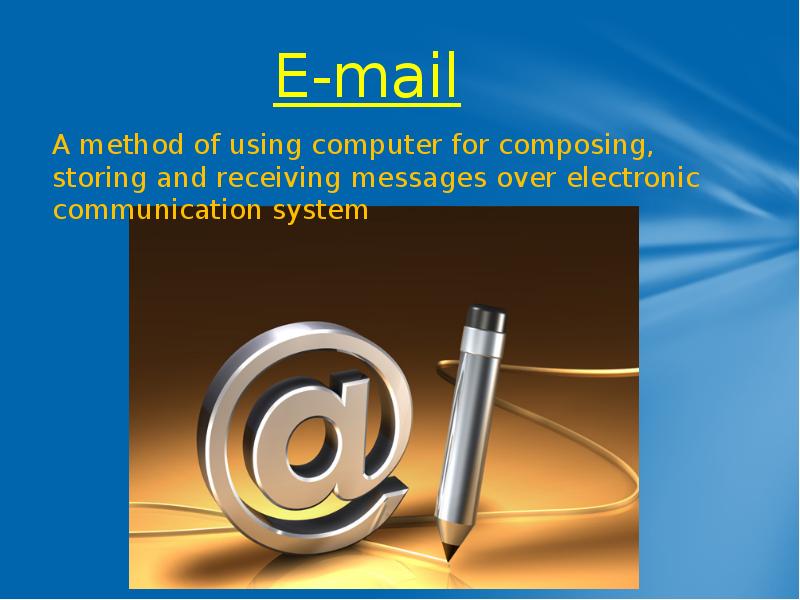 Means of communication презентация