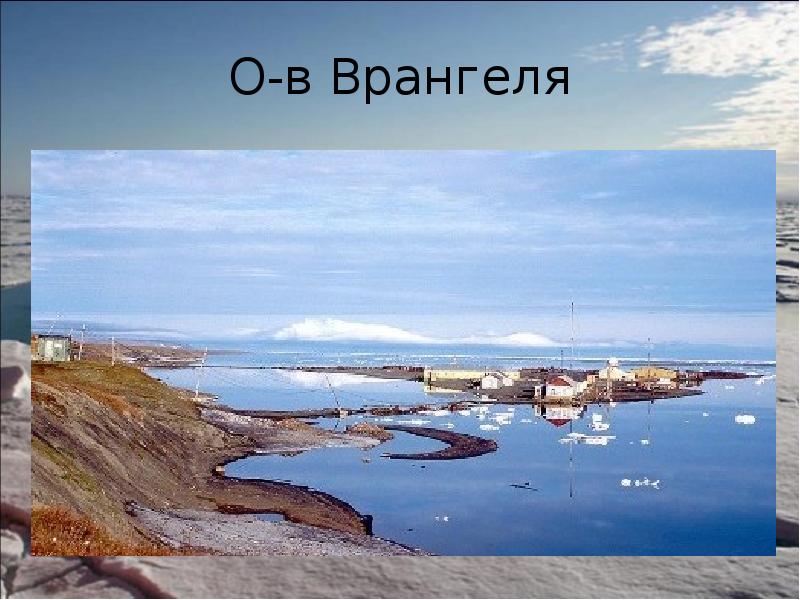 О-в Врангеля О-в Врангеля