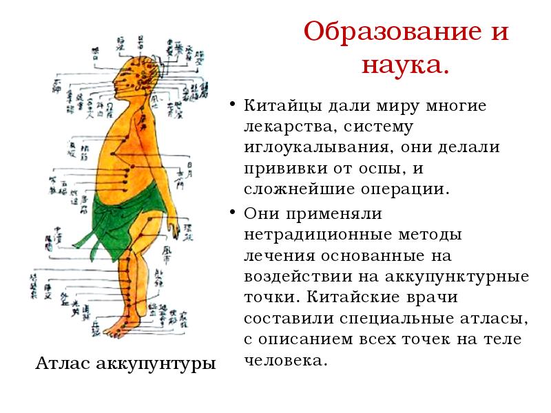 Части тела на китайском презентация