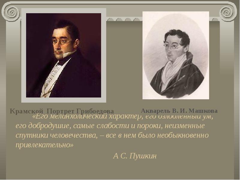 Творчество грибоедова. Портрет Грибоедова Машкова. Портрет а.с. Грибоедова работы и. Крамского, 1873г.. Грибоедов портрет Крамского.