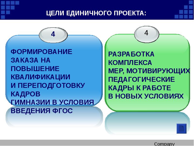 Единичные проекты