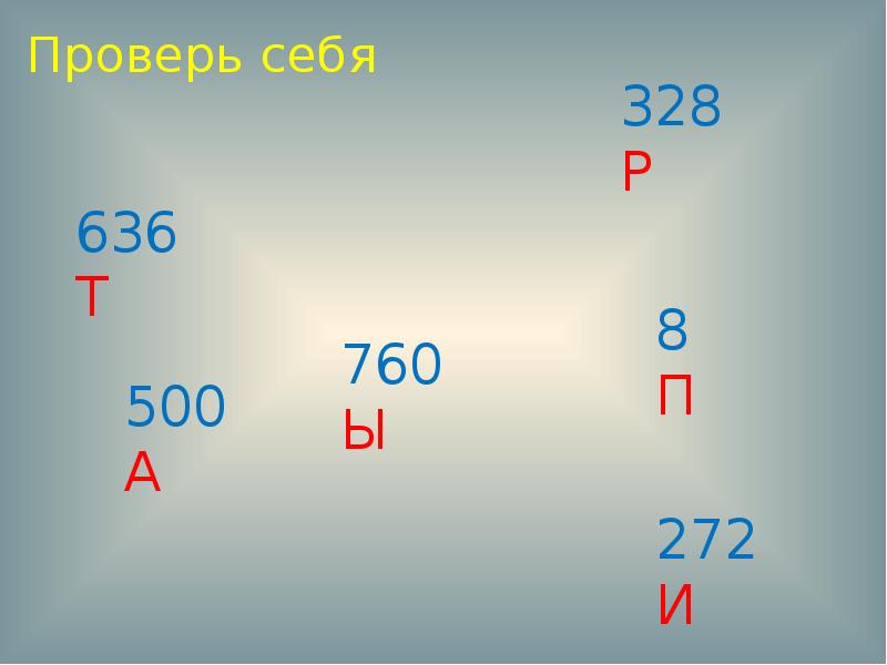 Устные и письменные вычисления