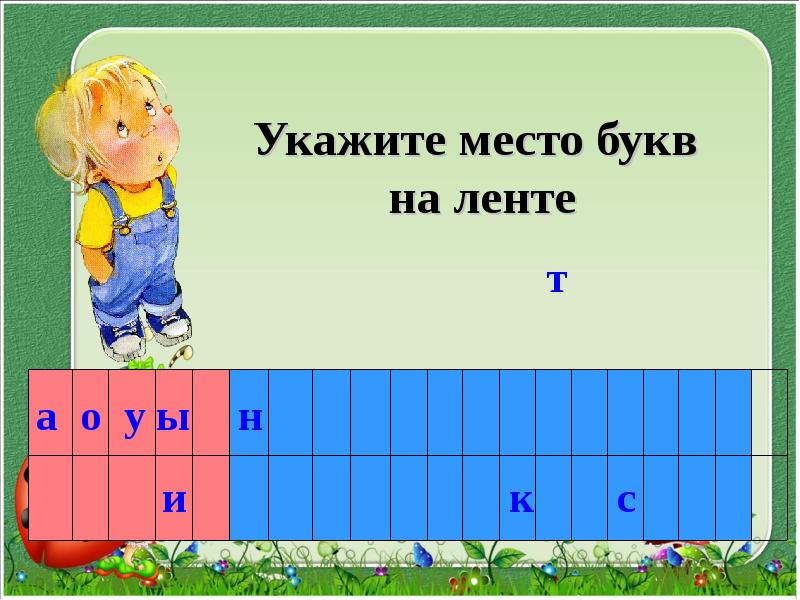 Презентация буква т