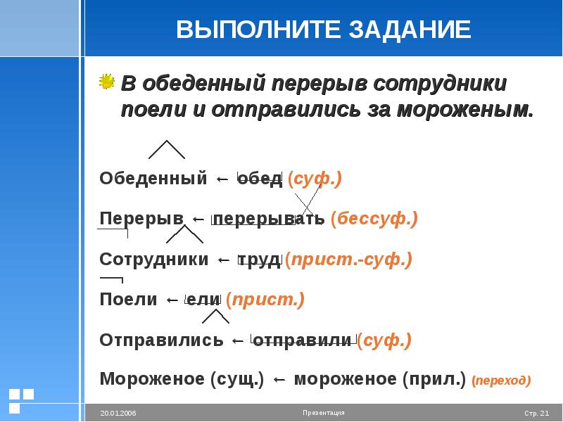 Морфемика презентация 7 класс