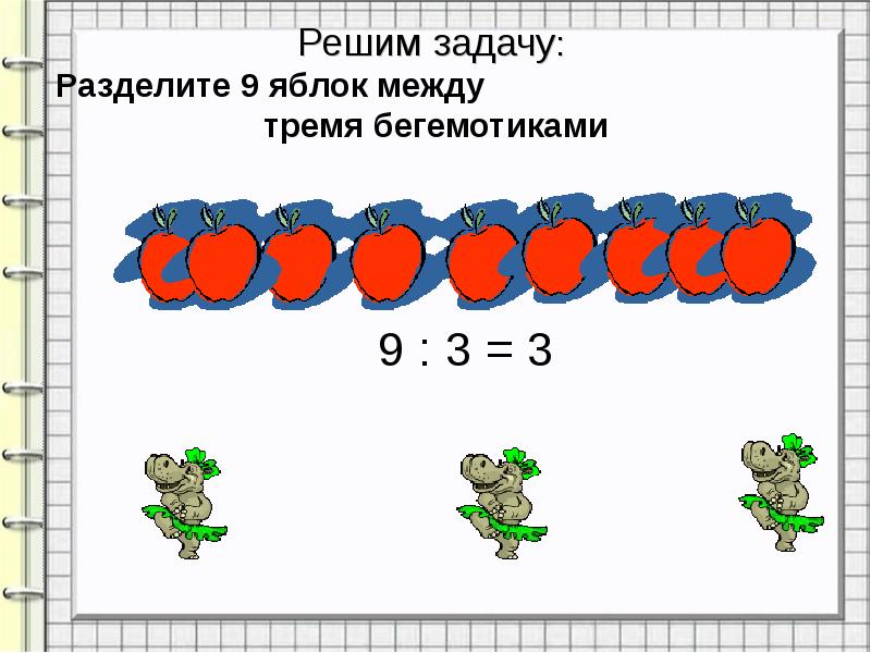 Делимые 9. Задачи на деление. Задачи на деление рисунок. Придумать задачу на деление на 9. Деление на 9 на 9 деление.