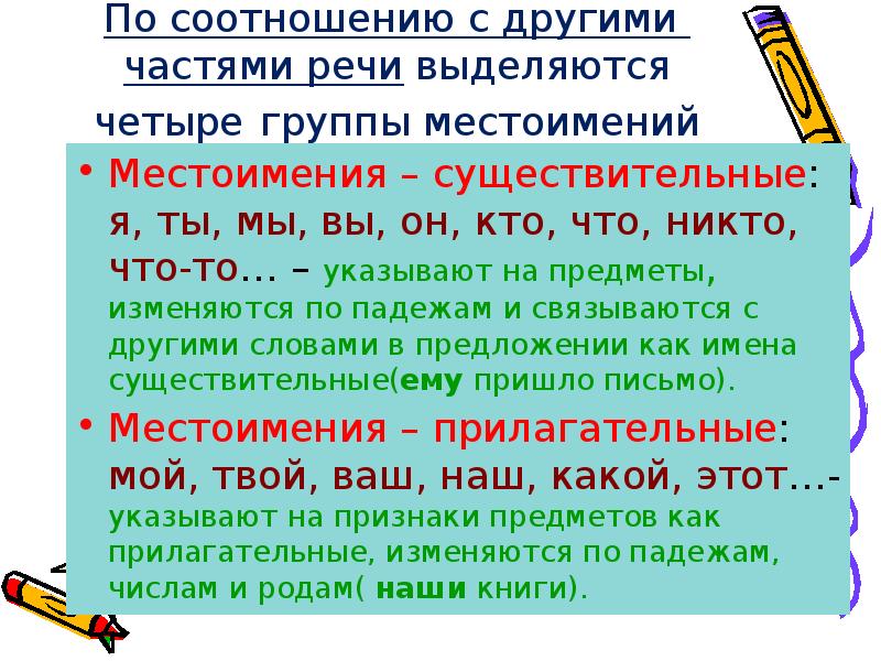 Числительное местоимение. Соотношение местоимений с другими частями речи. Как соотносятся местоимения с другими частями речи. Местоимения по соотношению с другими частями речи. Группы местоимений существительных.