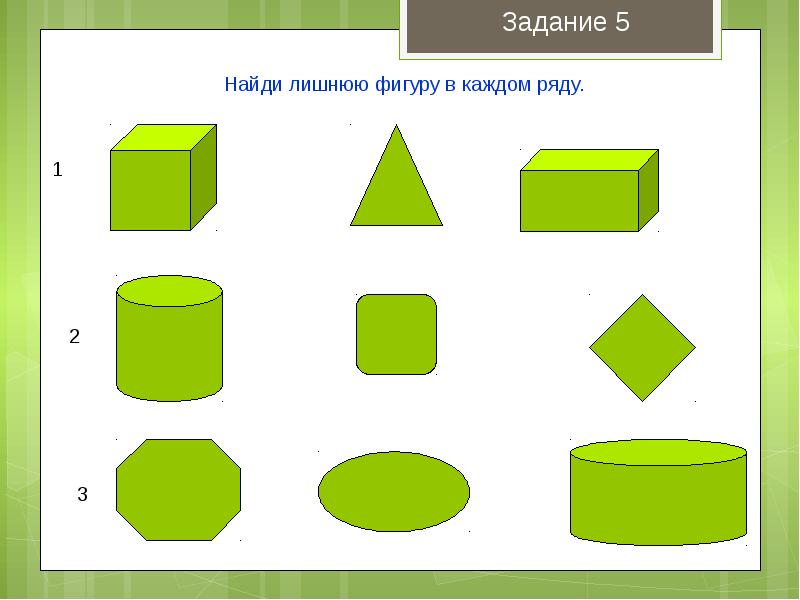 Объемные фигуры 4 класс презентация