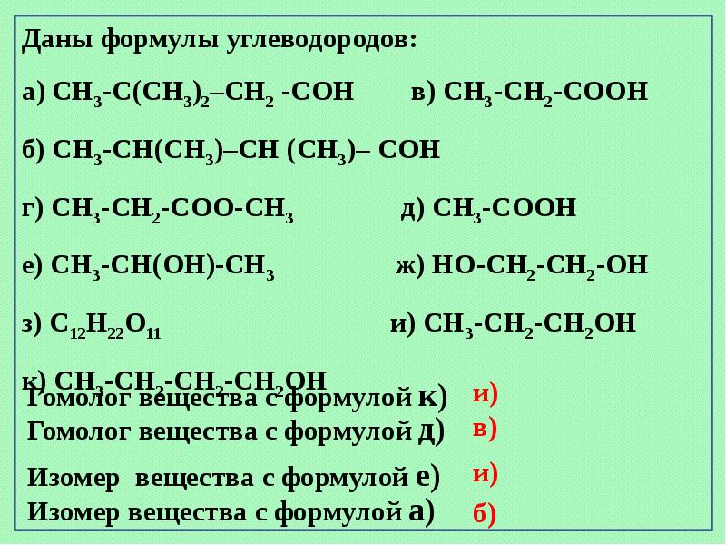 Кислородсодержащие органические соединения презентация 10 класс