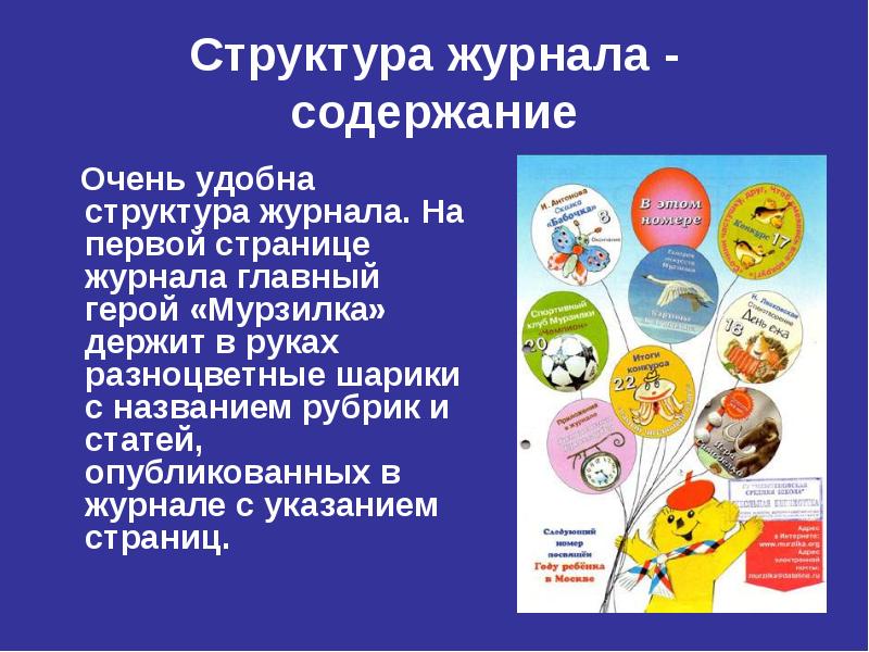 Как сделать проект мурзилка