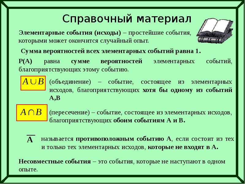 Презентация по теории вероятности