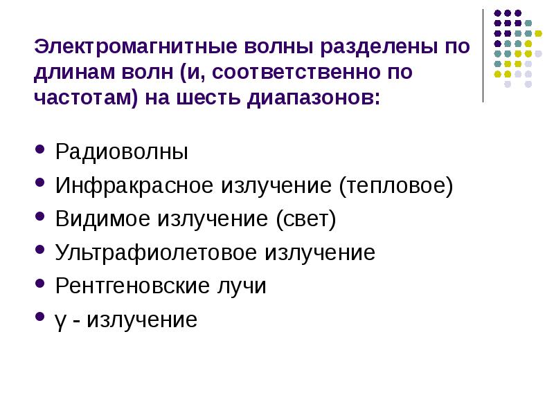 Повторение темы электромагнитное поле 9 класс презентация