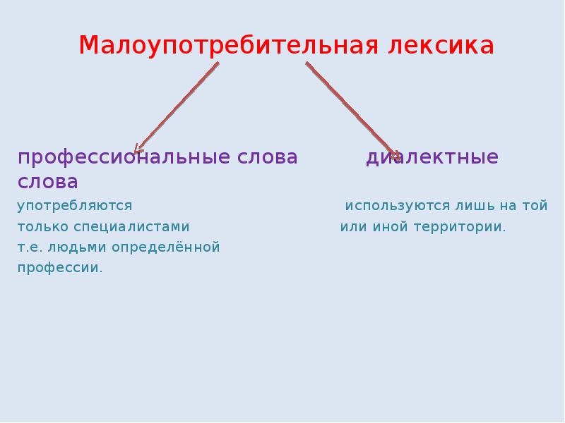 Понятие профессиональной лексики