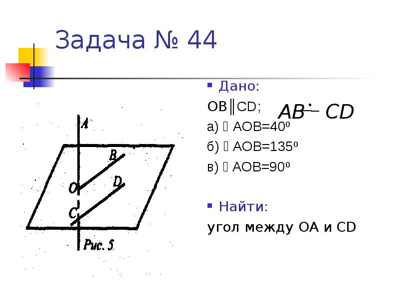 Углы с сонаправленными сторонами презентация