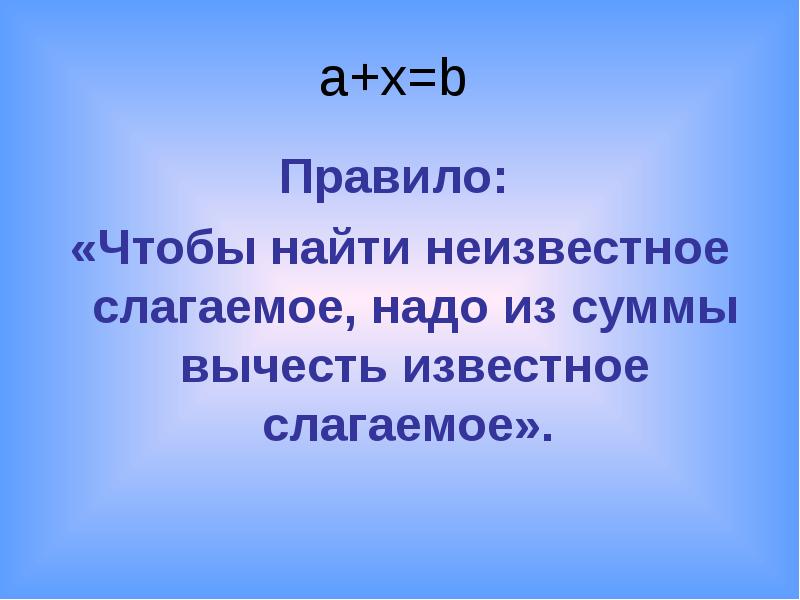 Неизвестное уменьшаемое. Правила как найти неизвестное слагаемое. Как найти неизвестное слагаемое правило. Правило чтобы найти неизвестное слагаемое. Чтобы найти неизвестное слагаемое надо правило.