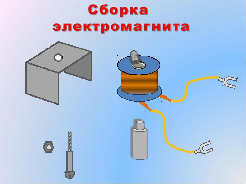 Схема электромагнита 8 класс