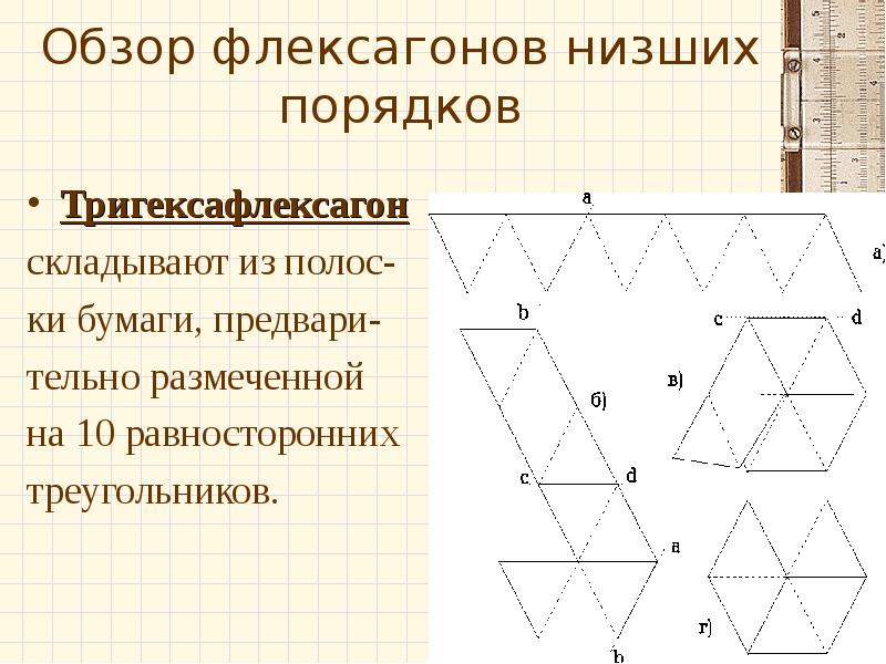 Виды флексагонов с картинками