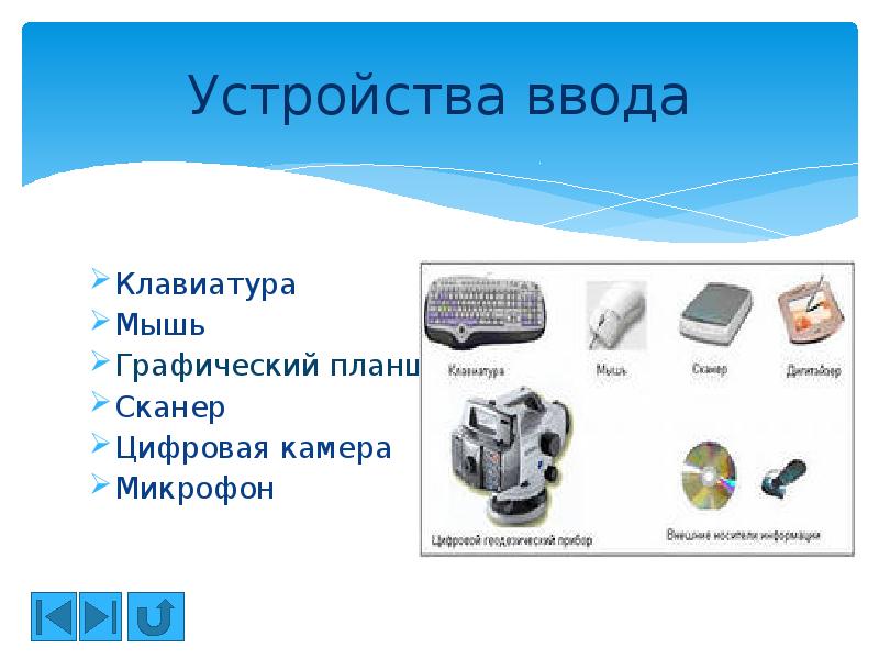 Презентация устройства ввода и вывода информации презентация