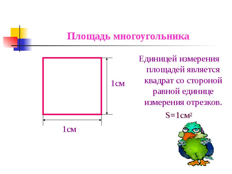 Как измерить площадь многоугольника